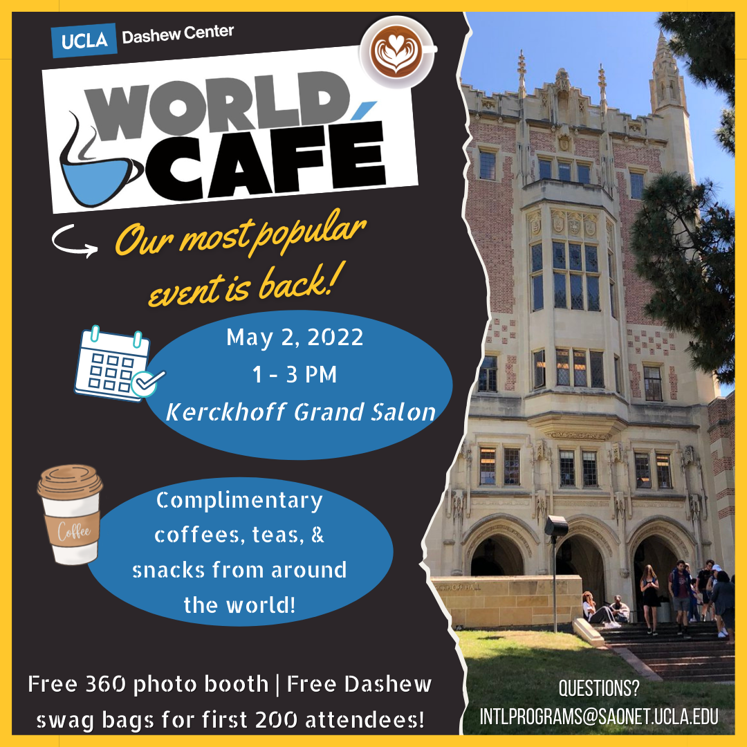 World Cafe by Dashew Center on May 2, 2022