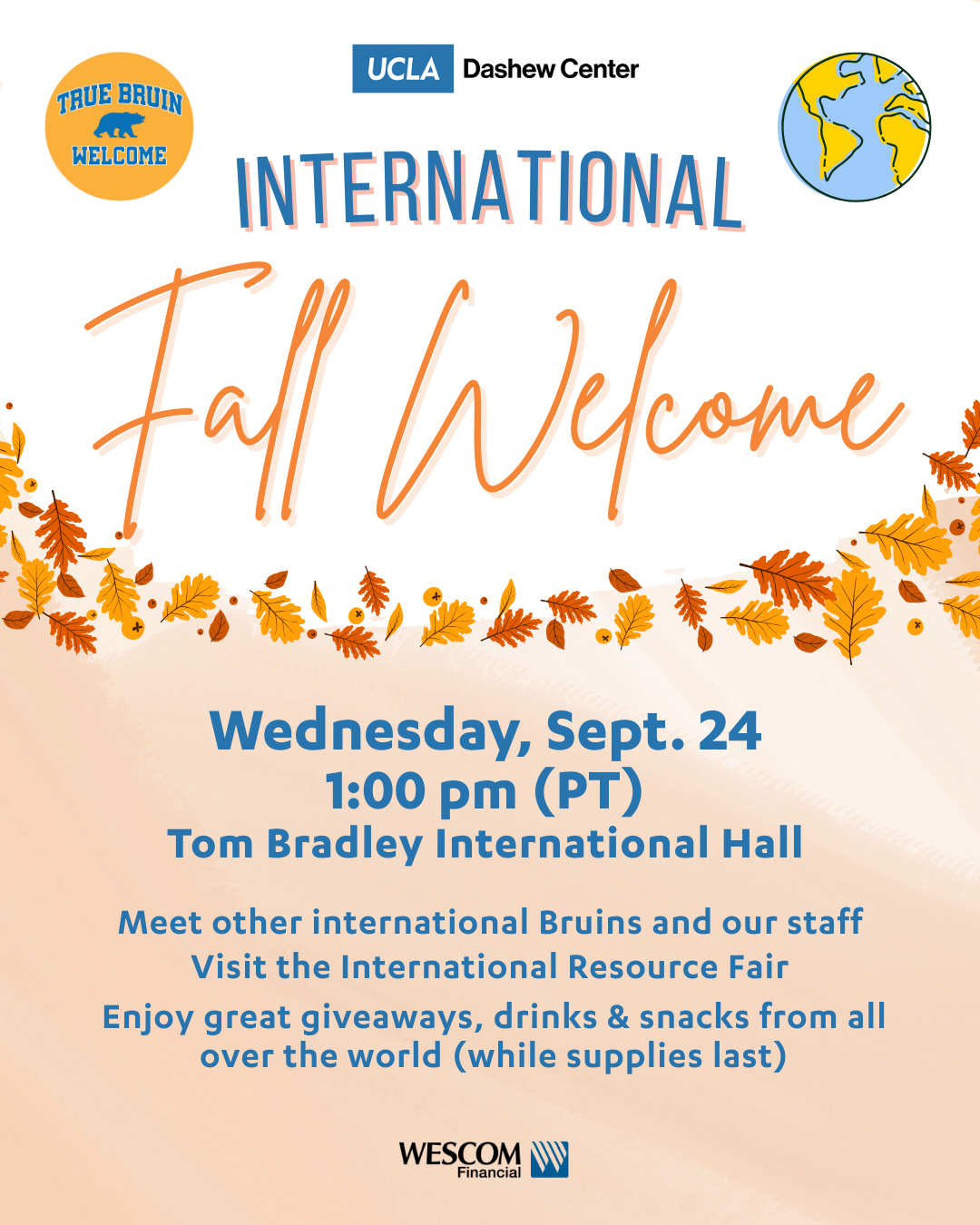 fall welcome event 2025