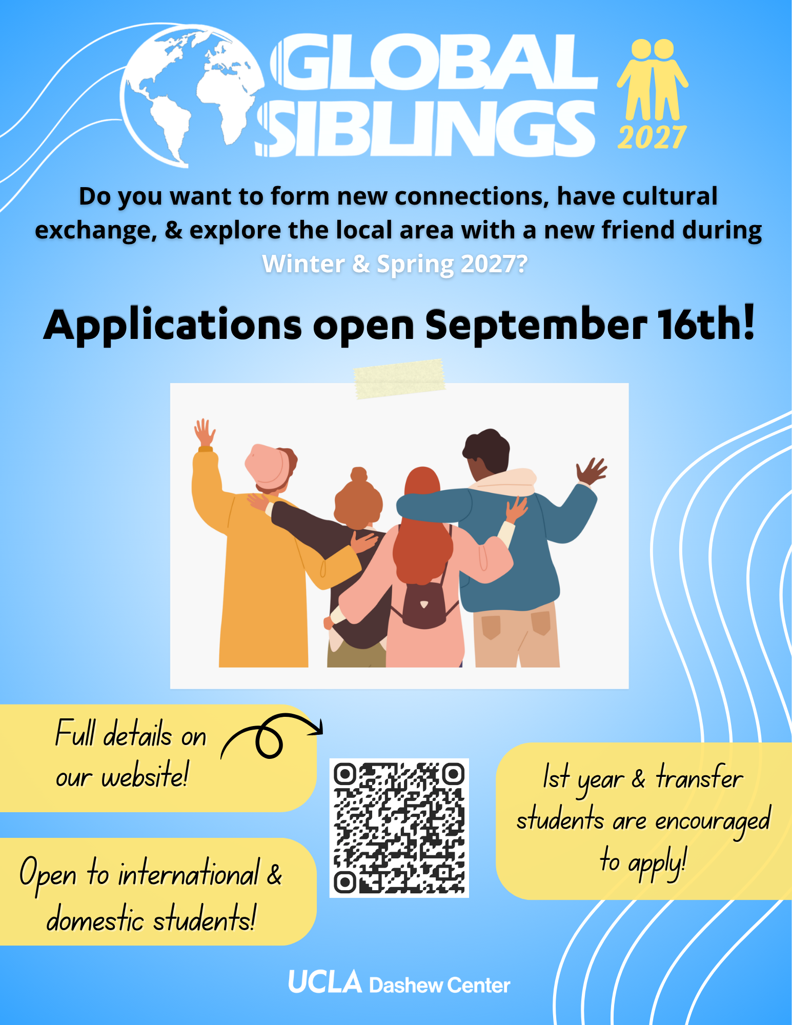 Global Siblings Program Save the Date Flyer